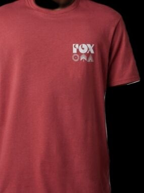 NEW W/TAGS Fox Men's  Red Short Sleeve Tee